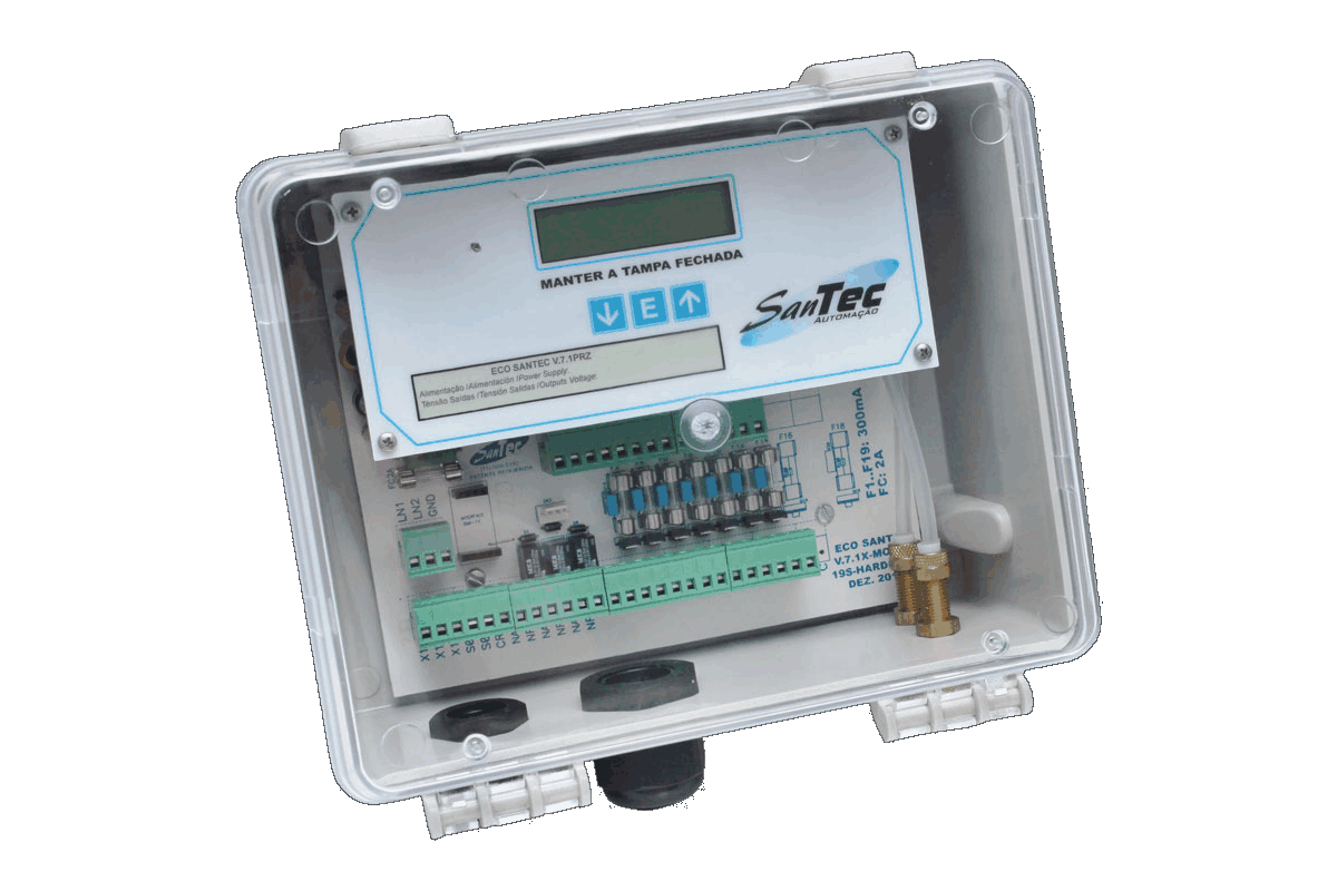 Controlador de limpeza autônomo ECO Santec V.7x para efi